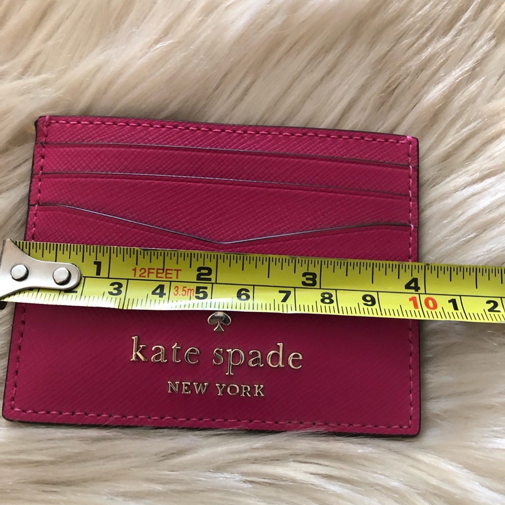 Kate Spade pink leather card case wallet - Picture 4 of 5